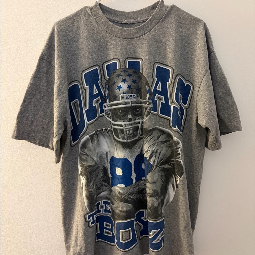 Dallas The Boyz Graphic Tee - Gray & Blue